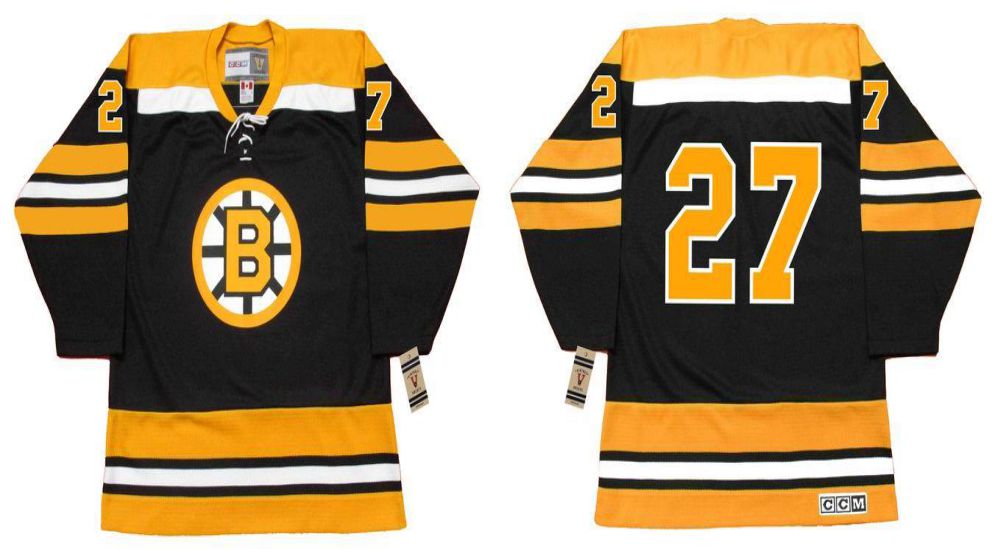 2019 Men Boston Bruins #27 No name Black CCM NHL jerseys->boston bruins->NHL Jersey